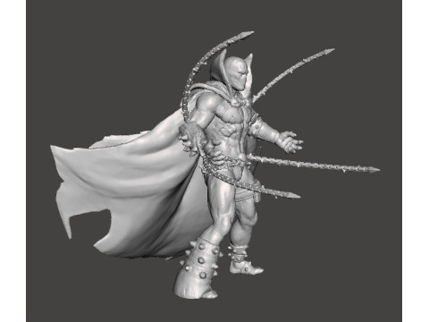 SPAWN CHAIN ATTACK MINIATURE MODEL FOR FANTASY OR SUPERHERO GAMES RPG DND 3D Принт Модель