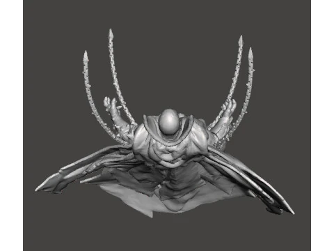 SPAWN CHAIN ATTACK MINIATURE MODEL FOR FANTASY OR SUPERHERO GAMES RPG DND 3D Print Model