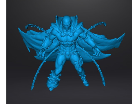 SPAWN CHAIN ATTACK MINIATURE MODEL FOR FANTASY OR SUPERHERO GAMES RPG DND 3D Принт Модель
