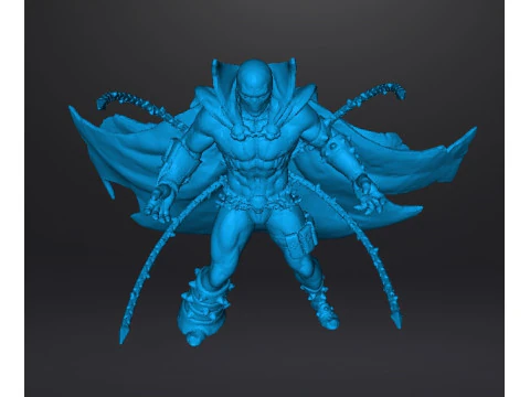 SPAWN CHAIN ATTACK MINIATURE MODEL FOR FANTASY OR SUPERHERO GAMES RPG DND 3D Print Model