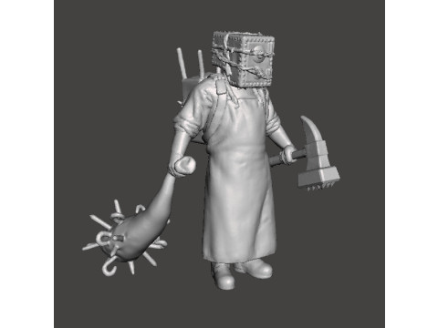 EVIL WITHIN THE KEEPER MINIATURE MODEL FOR HORROR OR FANTASY GAMES RPG DND Modelo de impresión 3D