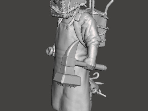 EVIL WITHIN THE KEEPER MINIATURE MODEL FOR HORROR OR FANTASY GAMES RPG DND Model Cetak 3D