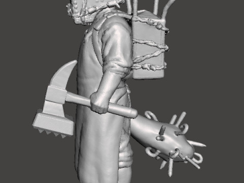 EVIL WITHIN THE KEEPER MINIATURE MODEL FOR HORROR OR FANTASY GAMES RPG DND Model Cetak 3D