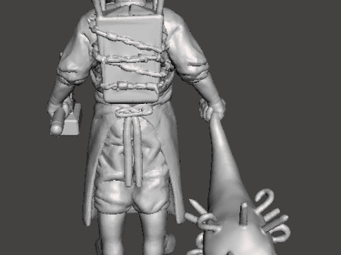 EVIL WITHIN THE KEEPER MINIATURE MODEL FOR HORROR OR FANTASY GAMES RPG DND Model Cetak 3D