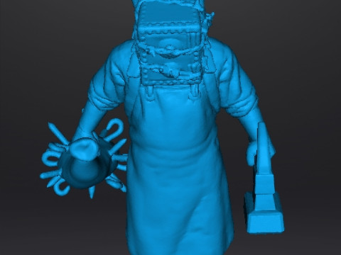 EVIL WITHIN THE KEEPER MINIATURE MODEL FOR HORROR OR FANTASY GAMES RPG DND Model Cetak 3D