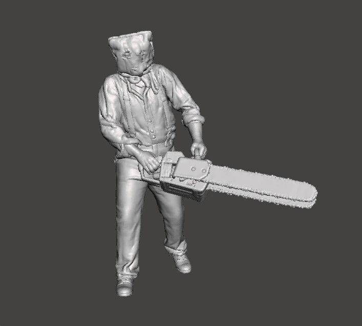 RE4 GIANT CHAINSAW MAN MINIATURE MODEL FOR HORROR OR FANTASY GAMES RPG DND 3D Print Model .c4d .max .obj .3ds .fbx .stl .blend
