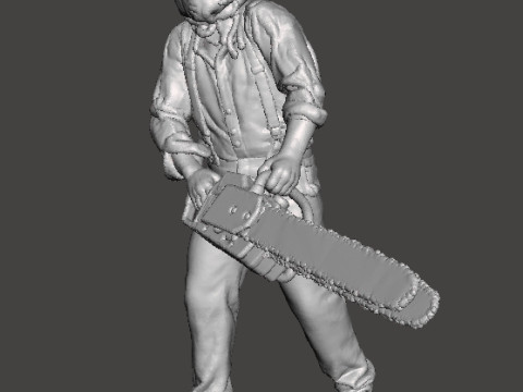 RE4 GIANT CHAINSAW MAN MINIATURE MODEL FOR HORROR OR FANTASY GAMES RPG DND Modelo de impresión 3D