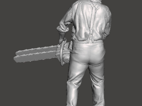 RE4 GIANT CHAINSAW MAN MINIATURE MODEL FOR HORROR OR FANTASY GAMES RPG DND Modelo de impresión 3D