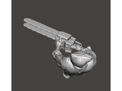 RE4 GIANT CHAINSAW MAN MINIATURE MODEL FOR HORROR OR FANTASY GAMES RPG DND Modelo de impresión 3D