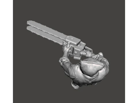 RE4 GIANT CHAINSAW MAN MINIATURE MODEL FOR HORROR OR FANTASY GAMES RPG DND 3D Print Model