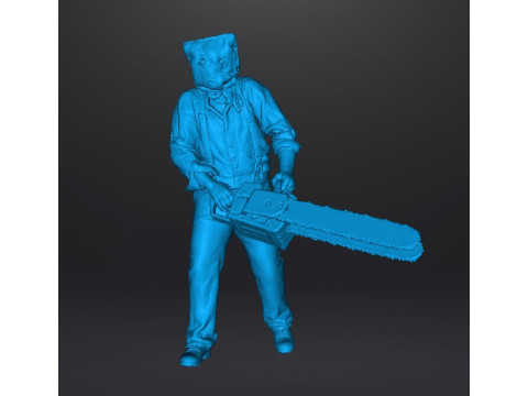 RE4 GIANT CHAINSAW MAN MINIATURE MODEL FOR HORROR OR FANTASY GAMES RPG DND Modelo de impresión 3D