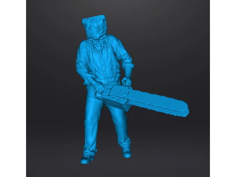 RE4 GIANT CHAINSAW MAN MINIATURE MODEL FOR HORROR OR FANTASY GAMES RPG DND 3D Print Model