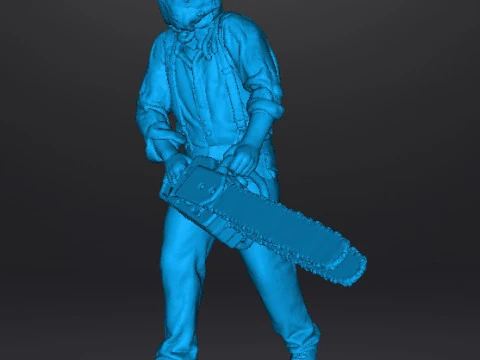 RE4 GIANT CHAINSAW MAN MINIATURE MODEL FOR HORROR OR FANTASY GAMES RPG DND 3D Print Model