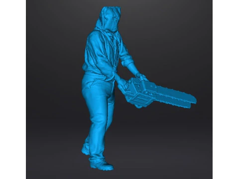 RE4 GIANT CHAINSAW MAN MINIATURE MODEL FOR HORROR OR FANTASY GAMES RPG DND 3D Print Model
