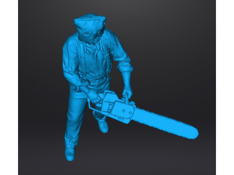 RE4 GIANT CHAINSAW MAN MINIATURE MODEL FOR HORROR OR FANTASY GAMES RPG DND Modelo de impresión 3D