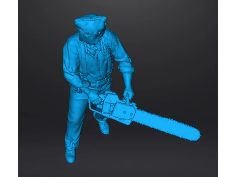 RE4 GIANT CHAINSAW MAN MINIATURE MODEL FOR HORROR OR FANTASY GAMES RPG DND 3D Print Model