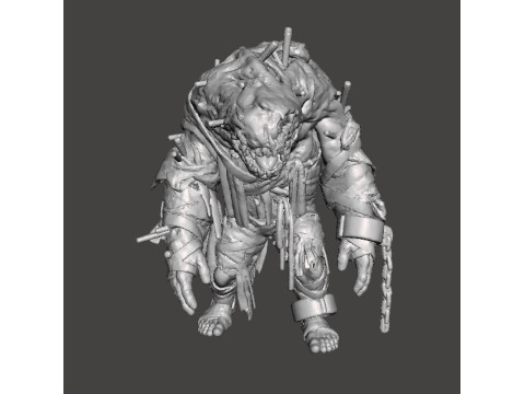 RE4 MARTINICO MINIATURE MODEL FOR HORROR OR FANTASY GAMES RPG DND 3D Print Model