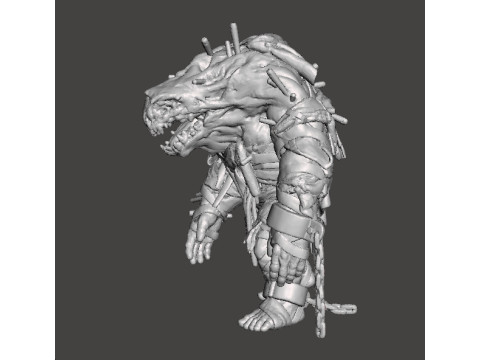 RE4 MARTINICO MINIATURE MODEL FOR HORROR OR FANTASY GAMES RPG DND Model do druku 3D