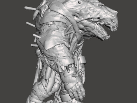 RE4 MARTINICO MINIATURE MODEL FOR HORROR OR FANTASY GAMES RPG DND Model do druku 3D