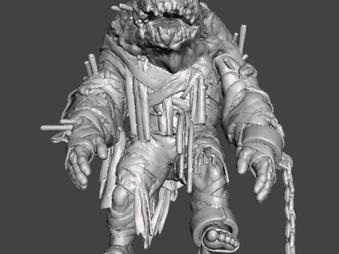 RE4 MARTINICO MINIATURE MODEL FOR HORROR OR FANTASY GAMES RPG DND Model do druku 3D
