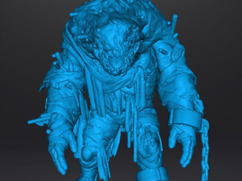 RE4 MARTINICO MINIATURE MODEL FOR HORROR OR FANTASY GAMES RPG DND Model do druku 3D