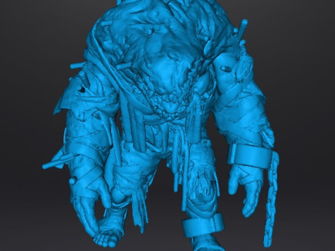 RE4 MARTINICO MINIATURE MODEL FOR HORROR OR FANTASY GAMES RPG DND Model do druku 3D