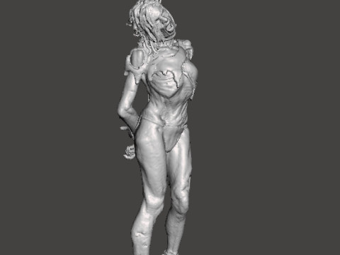 HANGED WITCH HAG MINIATURE MODEL FOR HORROR OR FANTASY GAMES RPG DND 3D-printmodel