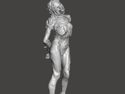 HANGED WITCH HAG MINIATURE MODEL FOR HORROR OR FANTASY GAMES RPG DND 3D Print Model