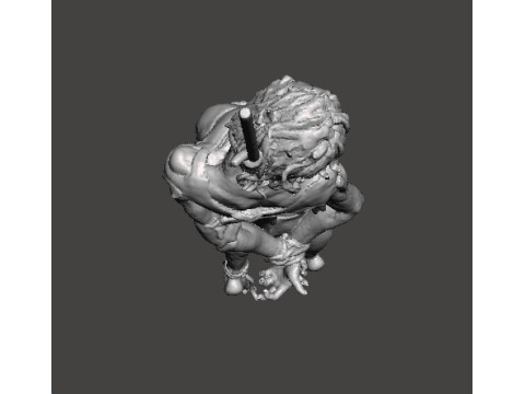 HANGED WITCH HAG MINIATURE MODEL FOR HORROR OR FANTASY GAMES RPG DND 3D-printmodel