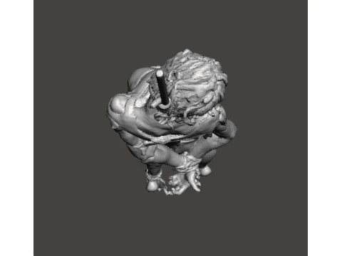 HANGED WITCH HAG MINIATURE MODEL FOR HORROR OR FANTASY GAMES RPG DND 3D Print Model