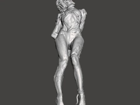 HANGED WITCH HAG MINIATURE MODEL FOR HORROR OR FANTASY GAMES RPG DND 3D Print Model
