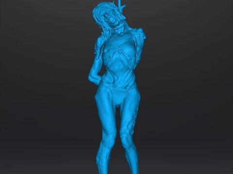 HANGED WITCH HAG MINIATURE MODEL FOR HORROR OR FANTASY GAMES RPG DND 3D Print Model