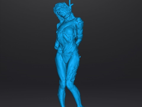 HANGED WITCH HAG MINIATURE MODEL FOR HORROR OR FANTASY GAMES RPG DND 3D-printmodel