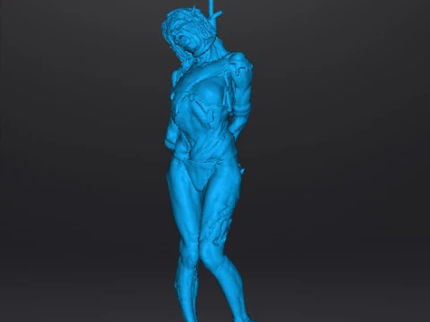 HANGED WITCH HAG MINIATURE MODEL FOR HORROR OR FANTASY GAMES RPG DND 3D Print Model