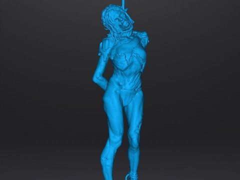 HANGED WITCH HAG MINIATURE MODEL FOR HORROR OR FANTASY GAMES RPG DND 3D-printmodel