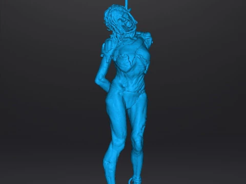 HANGED WITCH HAG MINIATURE MODEL FOR HORROR OR FANTASY GAMES RPG DND 3D Print Model
