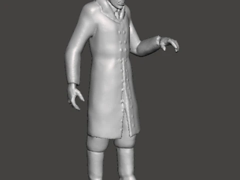 NOSFERATU COUNT ORLOK MODEL MINIATUR MONSTER KLASIK GAME HOROR ATAU FANTASI RPG DND Model Cetak 3D