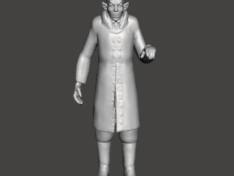 NOSFERATU COUNT ORLOK MODEL MINIATUR MONSTER KLASIK GAME HOROR ATAU FANTASI RPG DND Model Cetak 3D