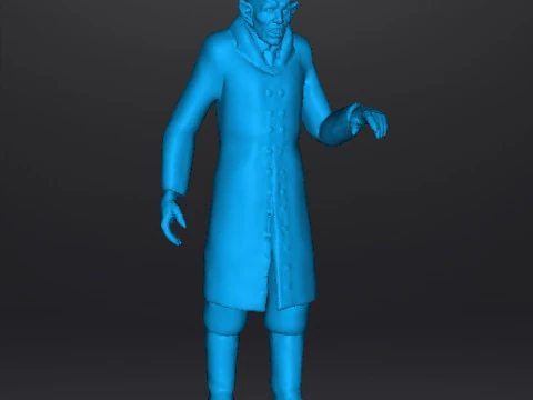 NOSFERATU COUNT ORLOK MODEL MINIATUR MONSTER KLASIK GAME HOROR ATAU FANTASI RPG DND Model Cetak 3D