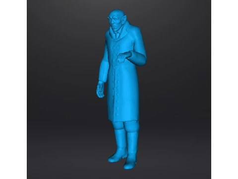 NOSFERATU COUNT ORLOK MODEL MINIATUR MONSTER KLASIK GAME HOROR ATAU FANTASI RPG DND Model Cetak 3D