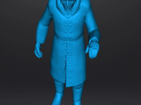 NOSFERATU COUNT ORLOK MODEL MINIATUR MONSTER KLASIK GAME HOROR ATAU FANTASI RPG DND Model Cetak 3D