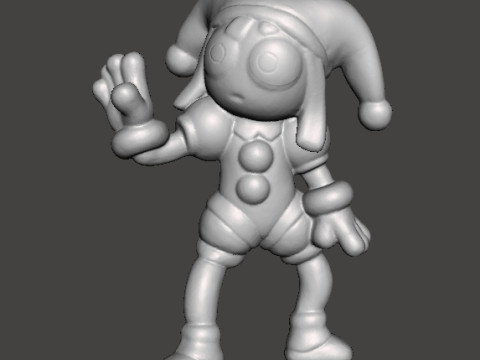 POMNI THE CLOWN JESTER FIGURE MODEL TOY FOR KIDS PVC SCULPTURE 3D Print Model