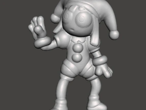 POMNI THE CLOWN JESTER FIGURE MODEL TOY FOR KIDS PVC SCULPTURE 3D Print Model