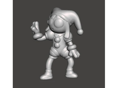 POMNI THE CLOWN JESTER FIGURE MODEL TOY FOR KIDS PVC SCULPTURE 3D Print Model