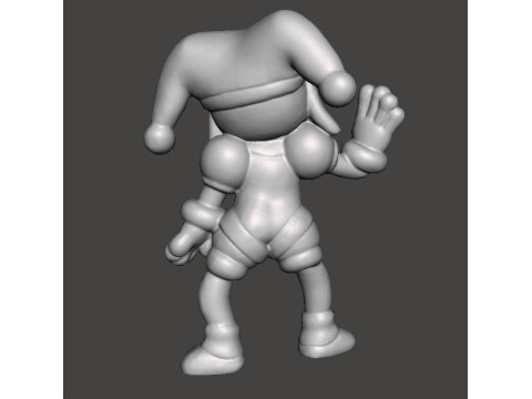 POMNI THE CLOWN JESTER FIGURE MODEL TOY FOR KIDS PVC SCULPTURE 3D Print Model