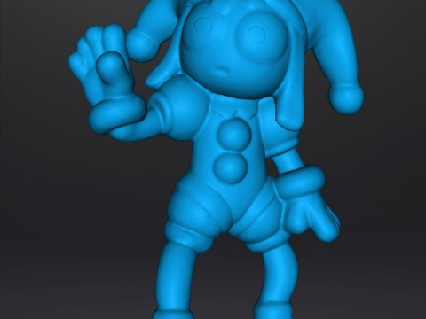 POMNI THE CLOWN JESTER FIGURE MODEL TOY FOR KIDS PVC SCULPTURE 3D Print Model