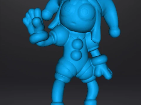 POMNI THE CLOWN JESTER FIGURE MODEL TOY FOR KIDS PVC SCULPTURE 3D Print Model