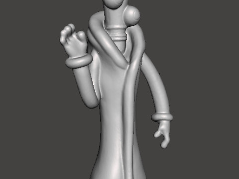 KINGER CHESS KING FIGURE MODEL TOY FOR KIDS PVC SCULPTURE 3D Принт Модель