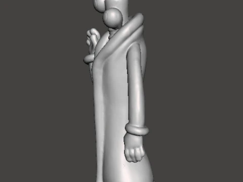 KINGER CHESS KING FIGURE MODEL TOY FOR KIDS PVC SCULPTURE 3D Print Model