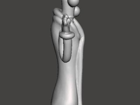 KINGER CHESS KING FIGURE MODEL TOY FOR KIDS PVC SCULPTURE 3D Print Model